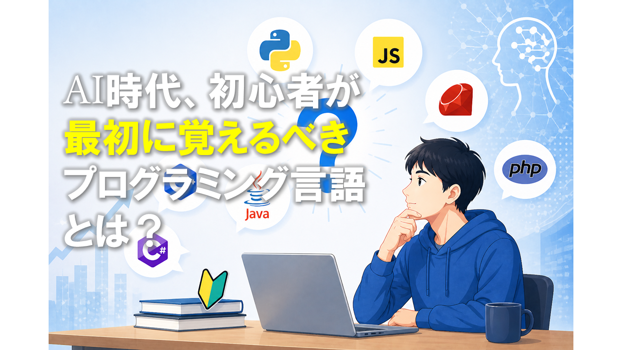 AI時代、初心者が最初に覚えるべきプログラミング言語とは？